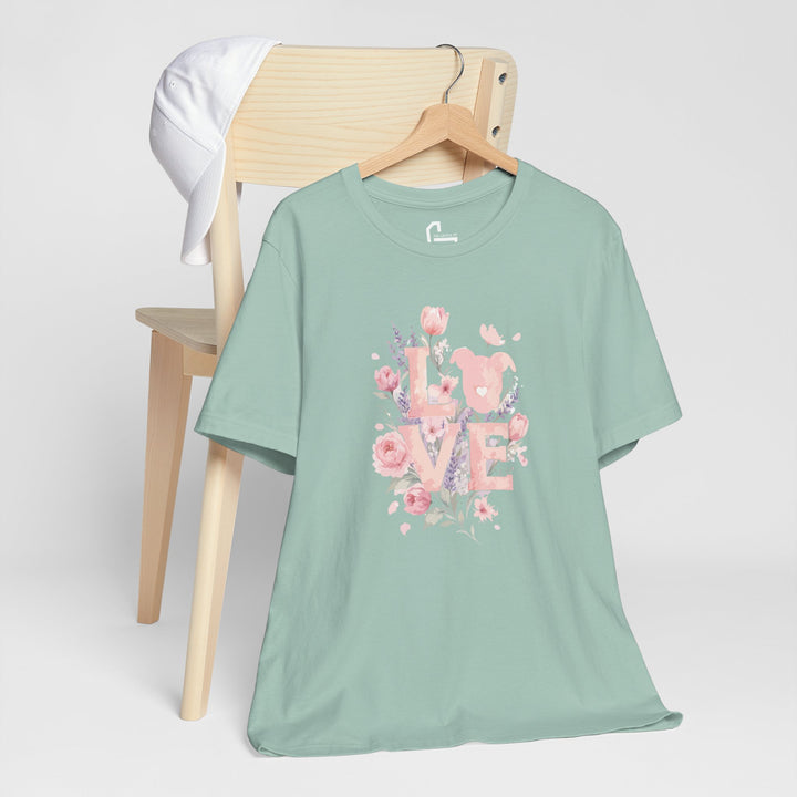LOVE Floral Premium V3 Short Sleeve Tee
