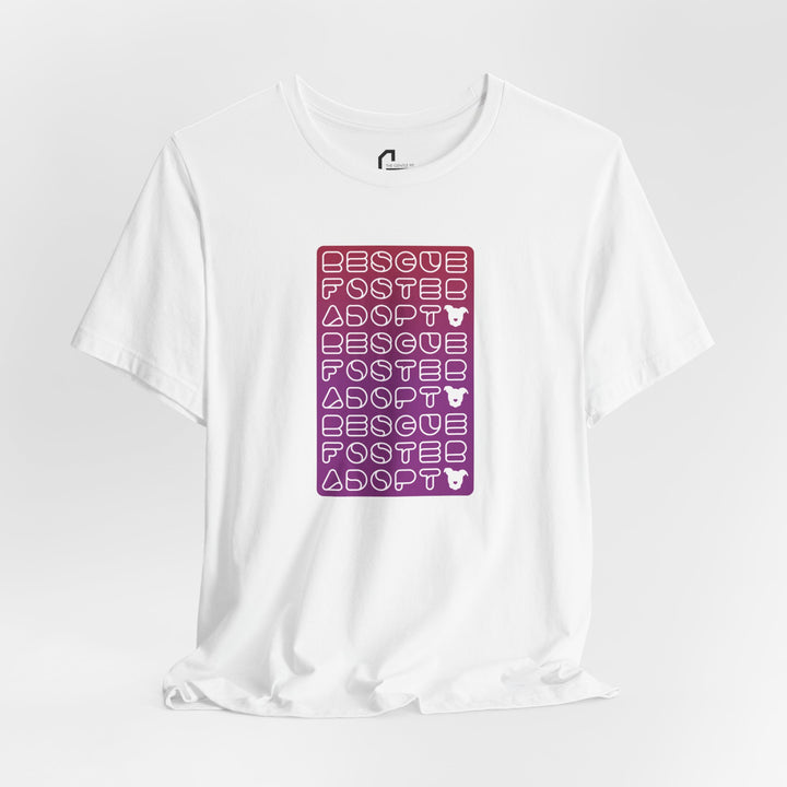 R.F.A Gradient Style Design Unisex Jersey Tee