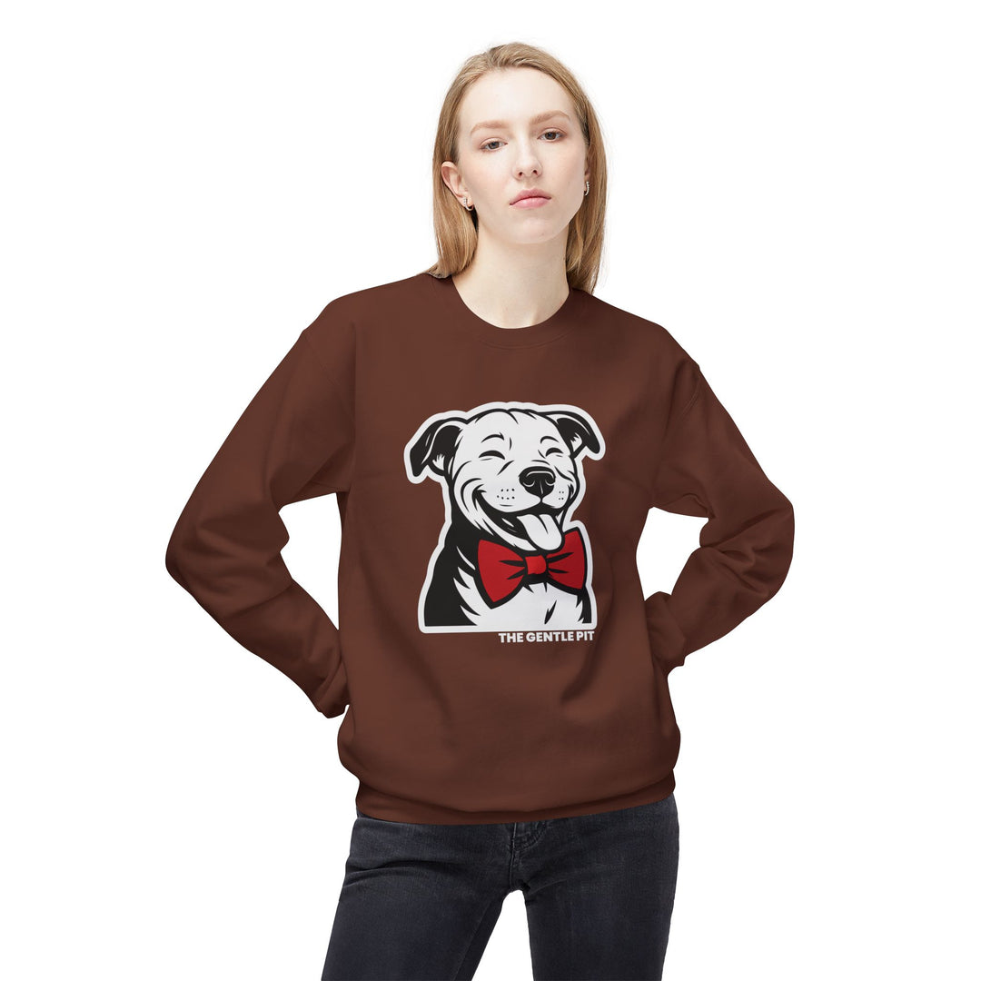 Gentle Baby Pit Sticker Softstyle Fleece Crewneck Sweatshirt