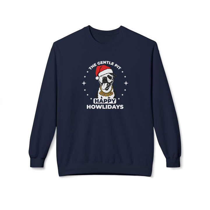 Happy Howlidays 2025 V3 Softstyle Fleece Crewneck Sweatshirt