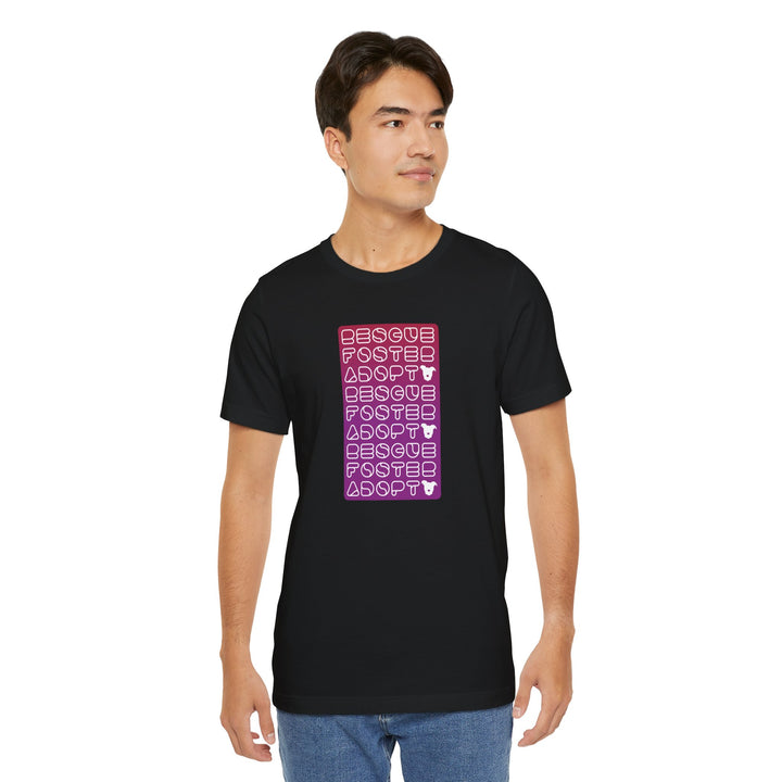 R.F.A Gradient Style Design Unisex Jersey Tee