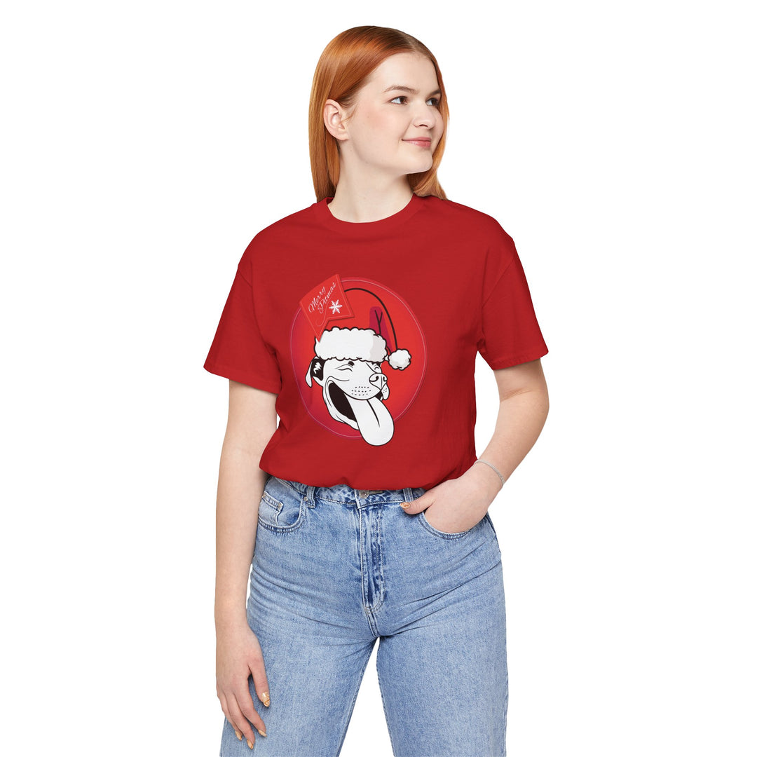 Merry Pitmas V4 Unisex Short Sleeve T-shirt