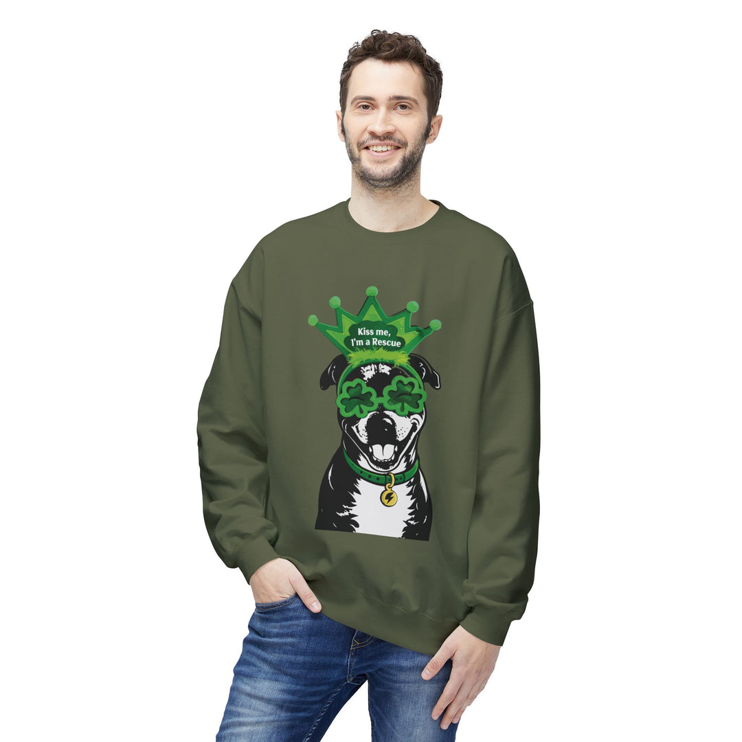 St. Patrick Pit Day V2 Softstyle Fleece Crewneck Sweatshirt