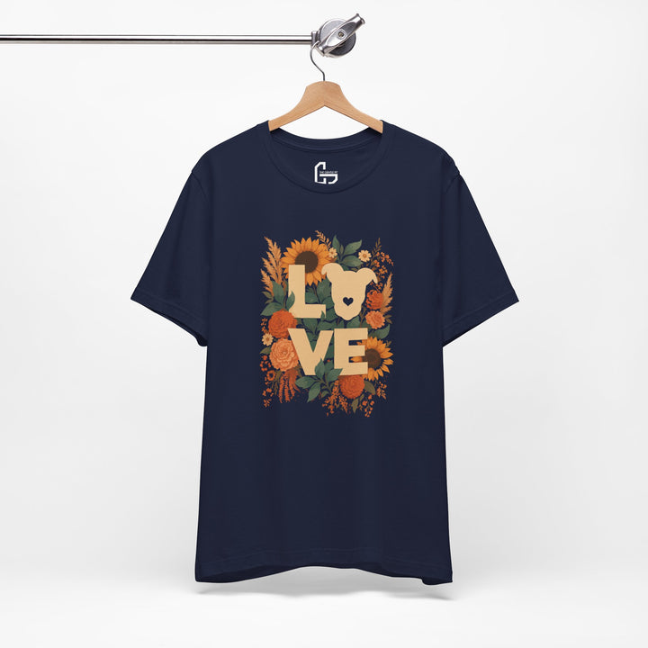 LOVE Floral Premium V2 Short Sleeve Tee