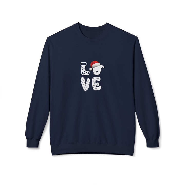 LOVE Christmas 2025 Softstyle Fleece Crewneck Sweatshirt
