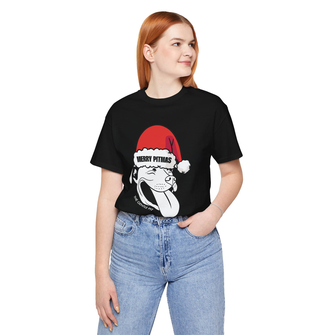 Merry Pitmas V2 Unisex Short Sleeve T-shirt