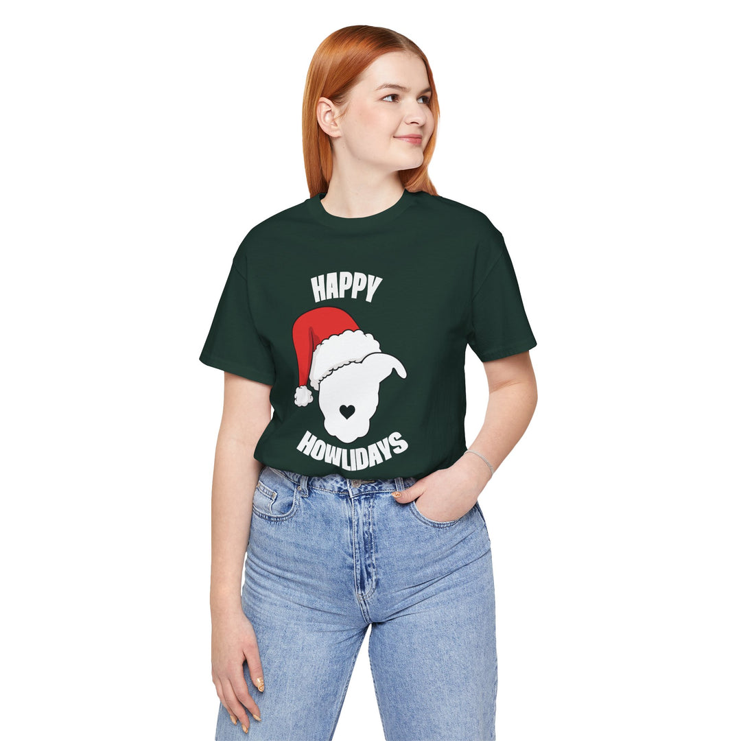 Happy Howlidays Unisex Short Sleeve T-shirt