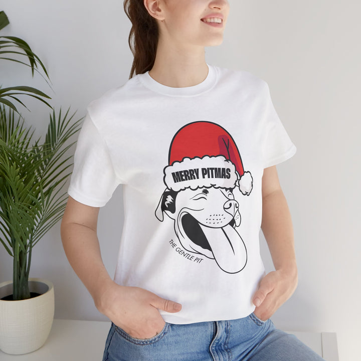 Merry Pitmas V2 Unisex Short Sleeve T-shirt