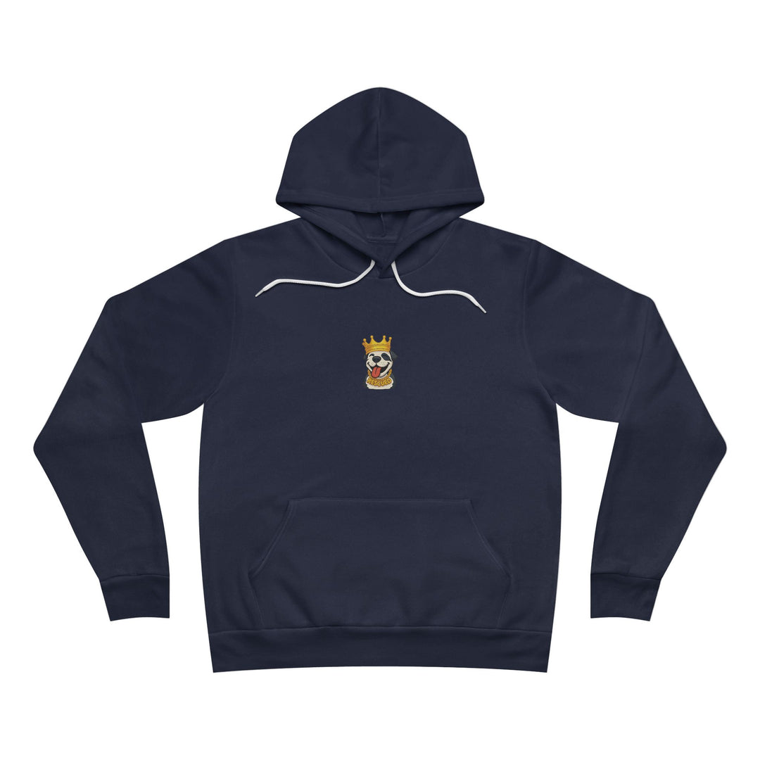 Crowned Pit Emoji Sponge Fleece Pullover Hoodie