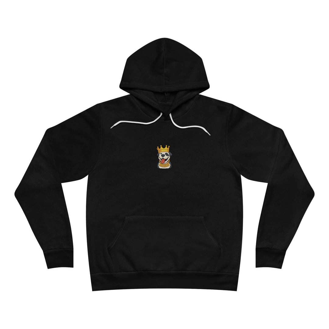 Crowned Pit Emoji Sponge Fleece Pullover Hoodie