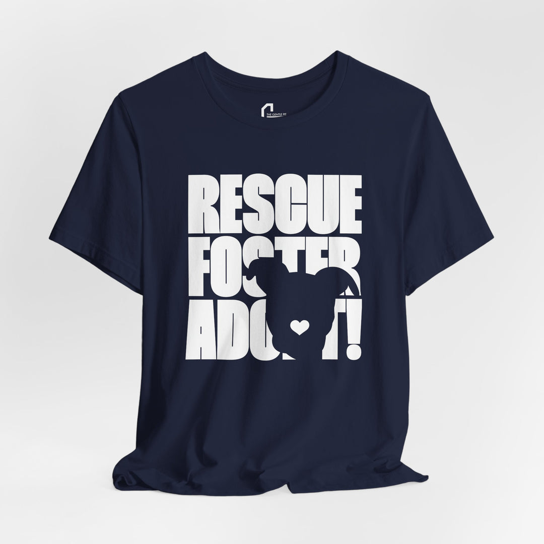 Rescue.Foster.Adopt V3 Unisex Short Sleeve T-shirt