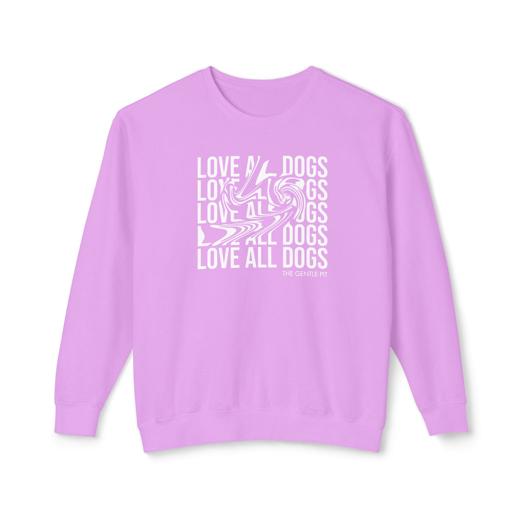 Love All Dogs Illussion Unisex Premium Sweatshirt