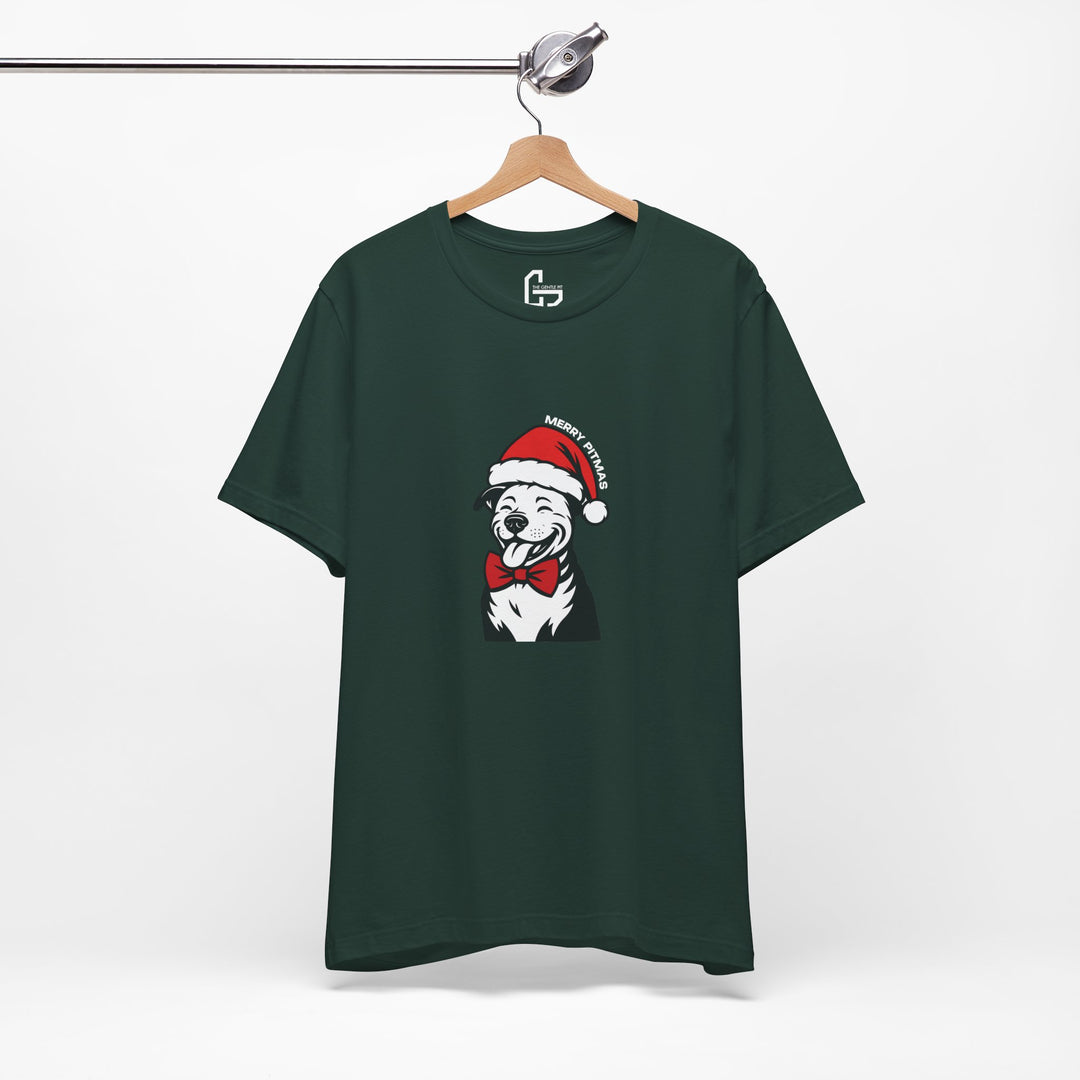 Merry Pitmas V3 Unisex Short Sleeve T-shirt