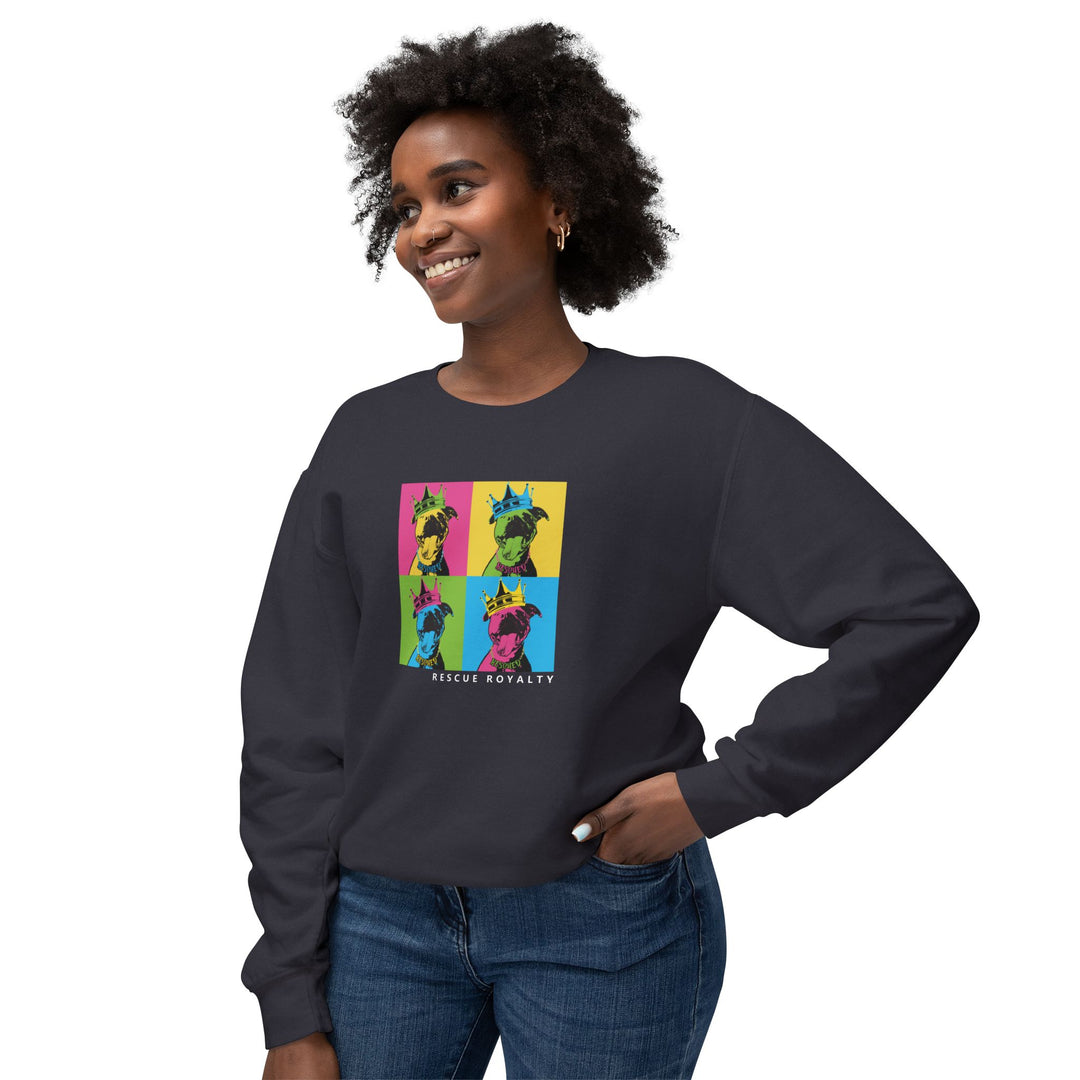 A Rescue Royalty Color Block Unisex Sweatshirt