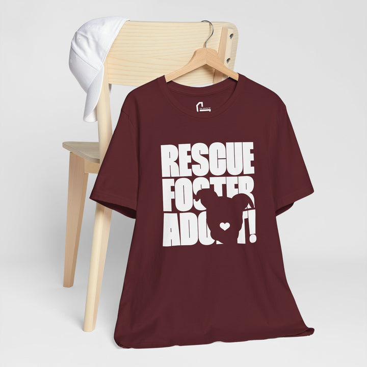 Rescue.Foster.Adopt V3 Unisex Short Sleeve T-shirt