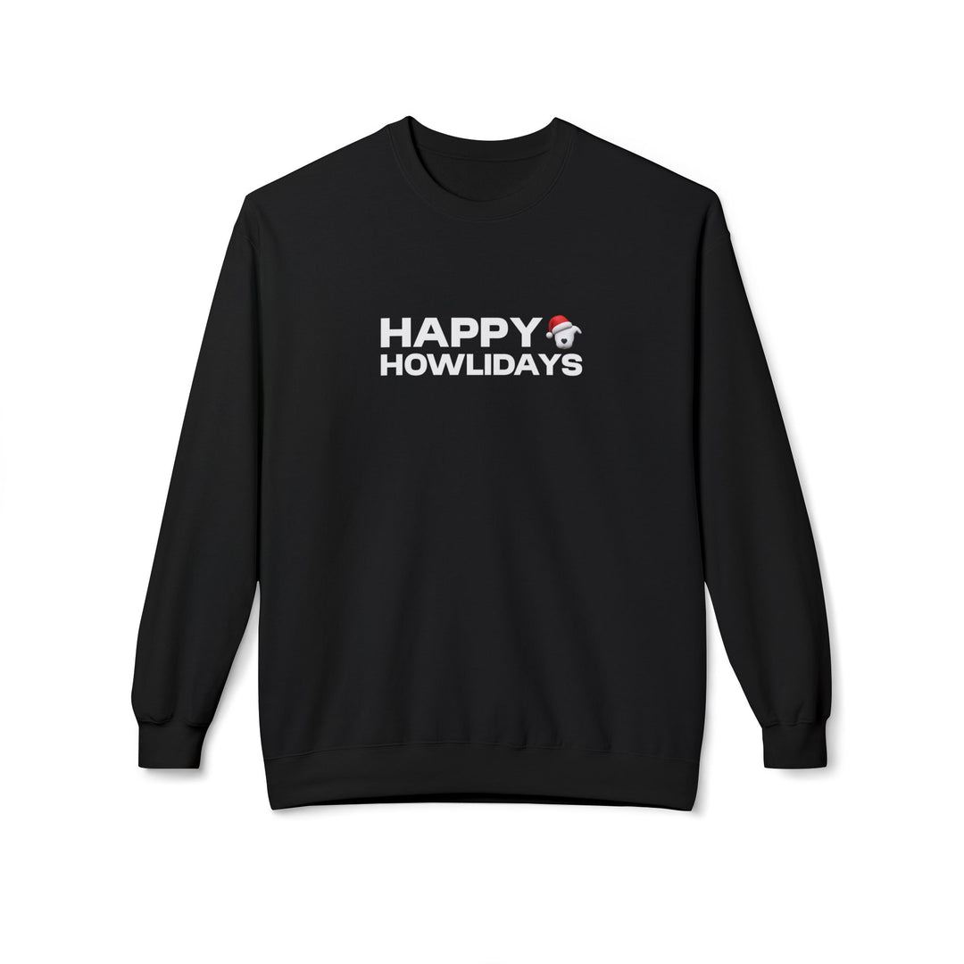 Happy Howlidays 2025 Softstyle Fleece Crewneck Sweatshirt