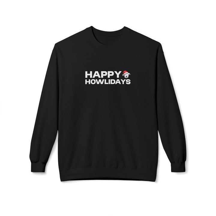 Happy Howlidays 2025 Softstyle Fleece Crewneck Sweatshirt