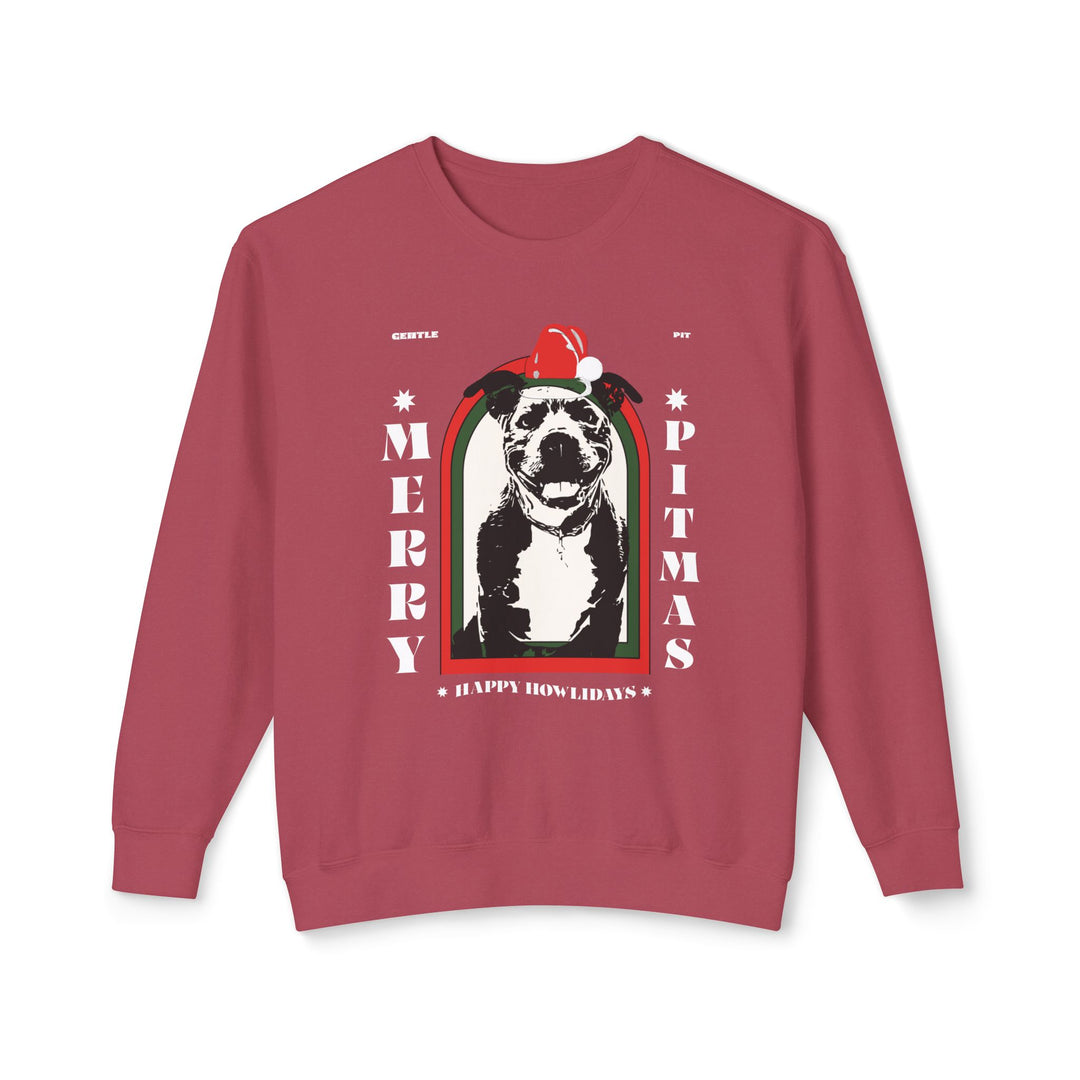 Merry Pitmas & Happy Howlidays Unisex Premium Sweatshirt