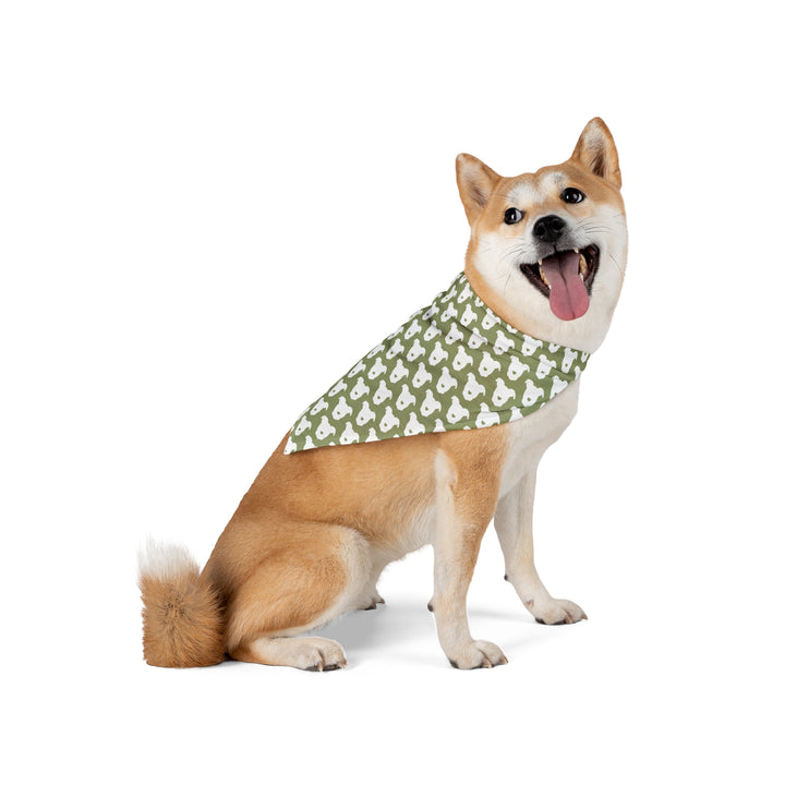 TGP Pattern Sage Green BG Pet Bandana