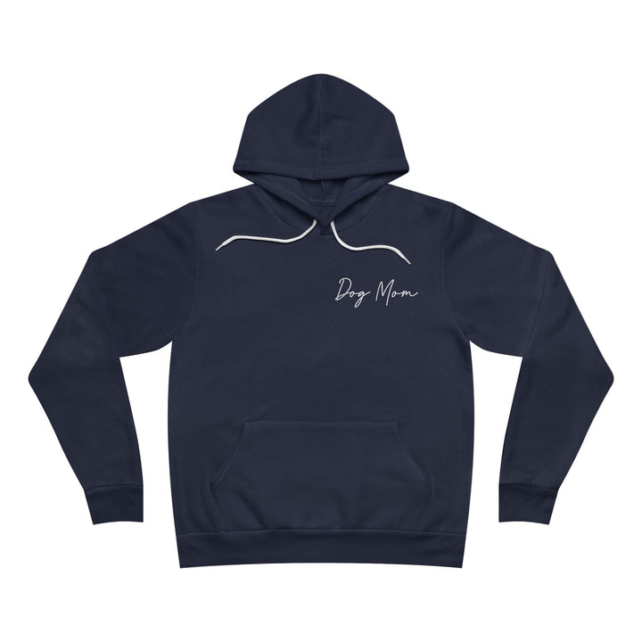 Dog Mom Cursive Unisex Sponge Fleece Pullover Hoodie