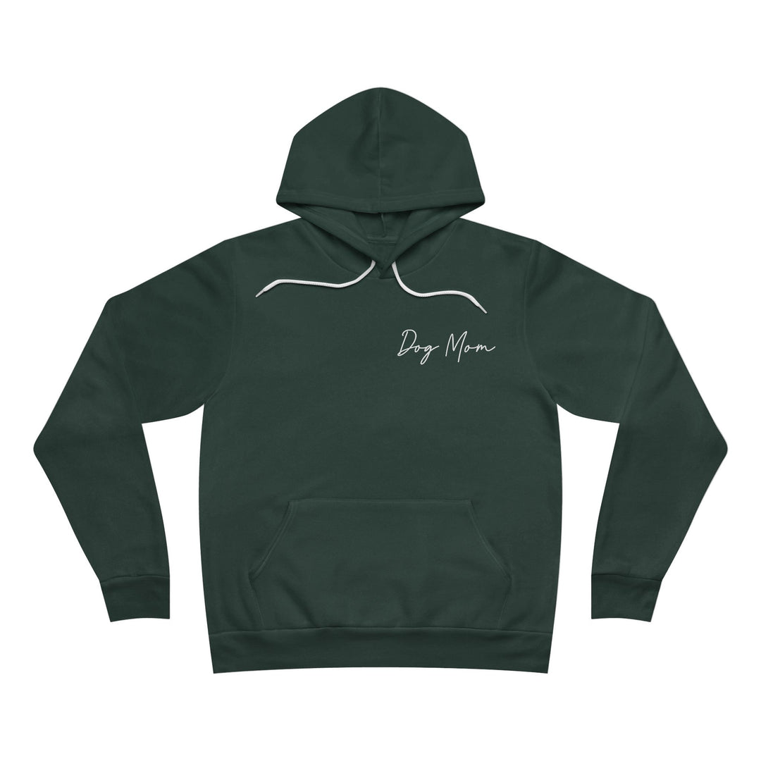 Dog Mom Cursive Unisex Sponge Fleece Pullover Hoodie