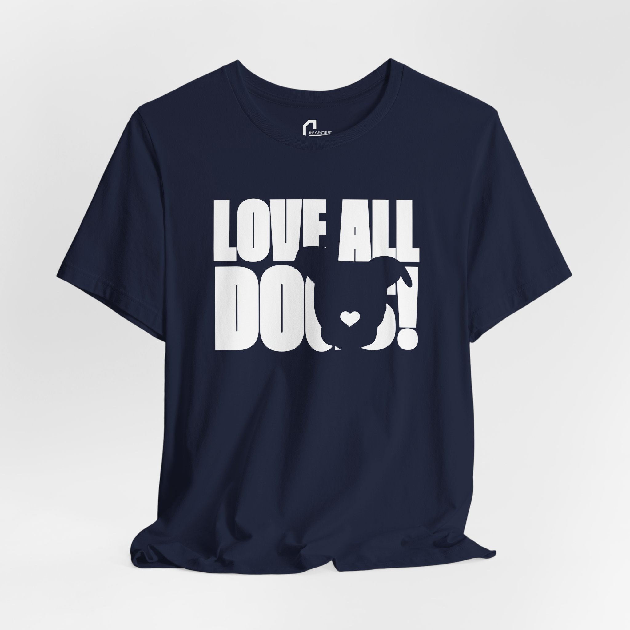Love All Dogs V3 Unisex Short Sleeve T-shirt – The Gentle Pit