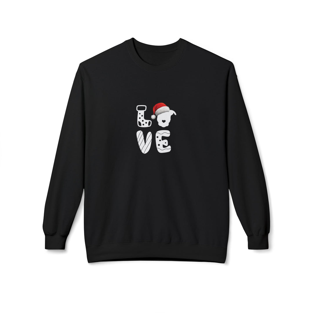 LOVE Christmas 2025 Softstyle Fleece Crewneck Sweatshirt
