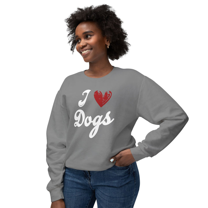 I Love Dogs Crew Neck Sweatshirt