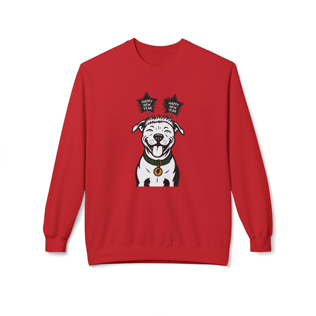 Happy New Year Pit LMTD. Softstyle Fleece Crewneck Sweatshirt