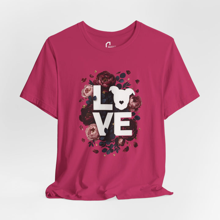 LOVE Floral Premium V1 Short Sleeve Tee