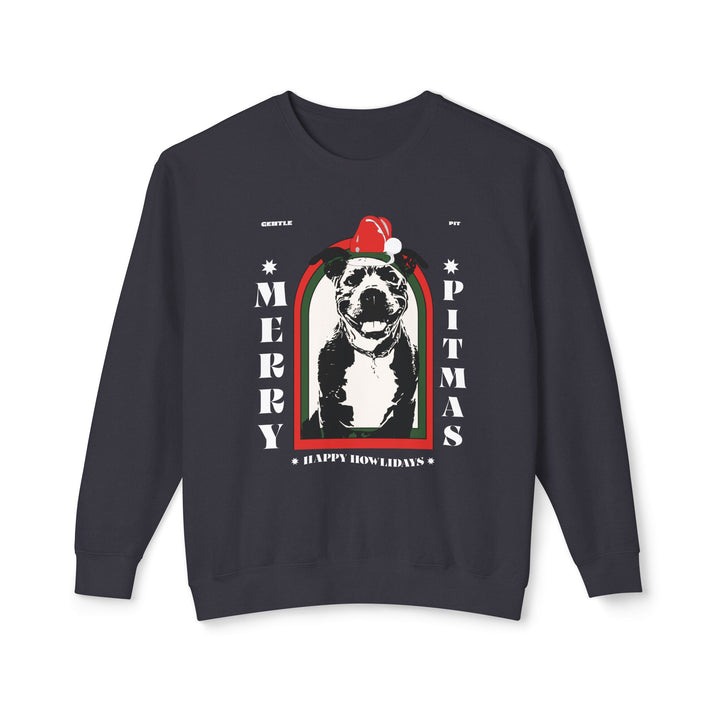 Merry Pitmas & Happy Howlidays Unisex Premium Sweatshirt