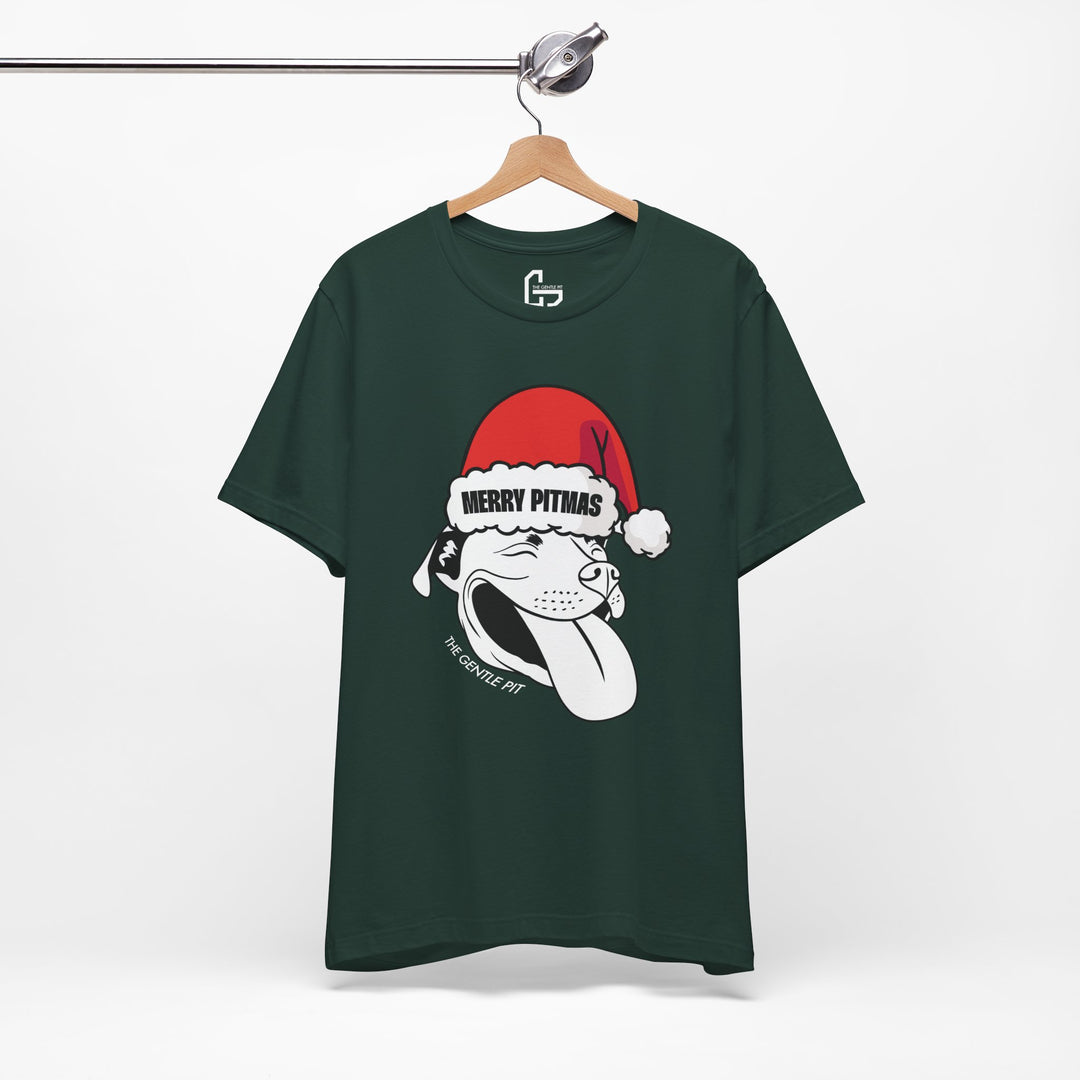 Merry Pitmas V2 Unisex Short Sleeve T-shirt