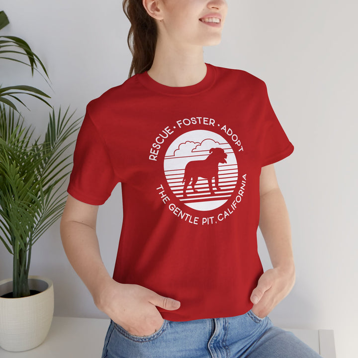 Rescue Foster Adopt Sunset Unisex T-Shirt