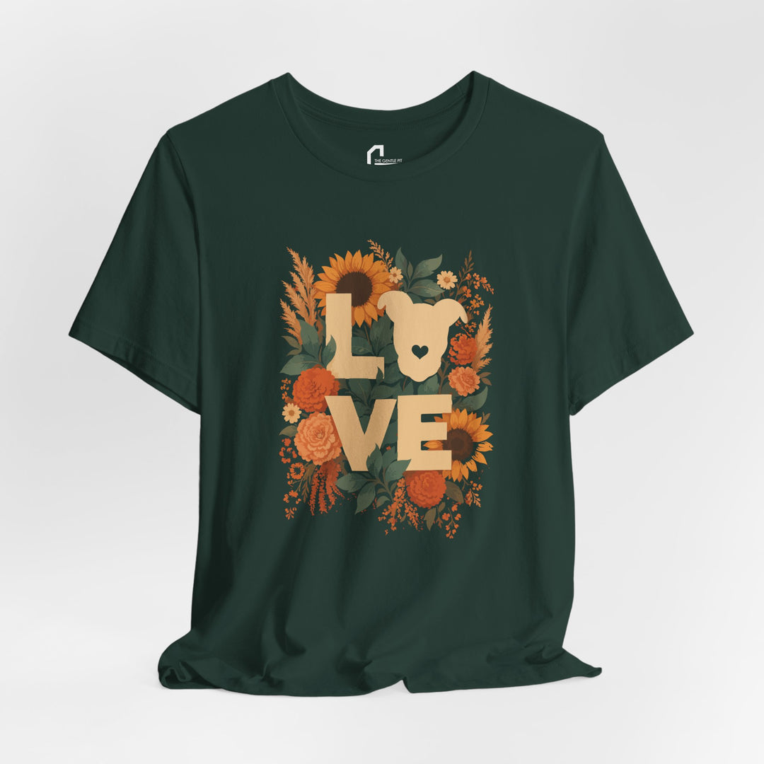 LOVE Floral Premium V2 Short Sleeve Tee