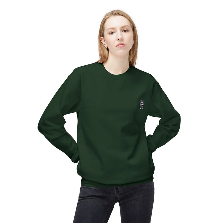 Crowned Pit BW Softstyle Fleece Crewneck Sweatshirt