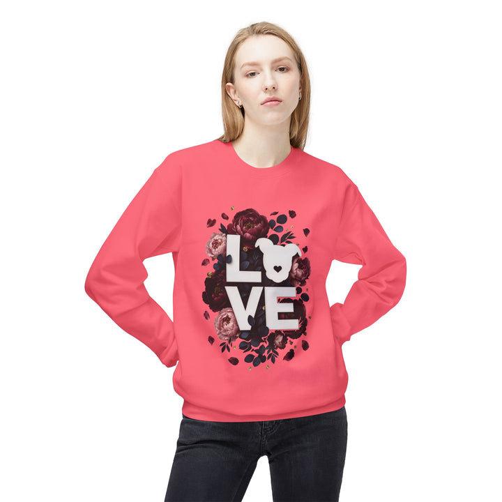 LOVE Floral Premium V1 Crewneck Sweatshirt