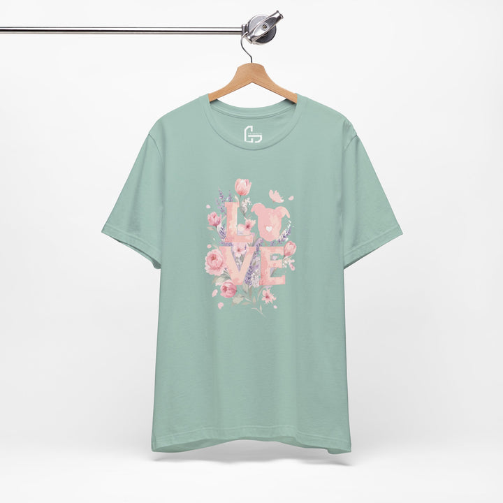 LOVE Floral Premium V3 Short Sleeve Tee