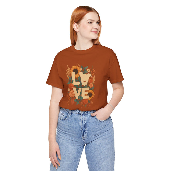 LOVE Floral Premium V2 Short Sleeve Tee