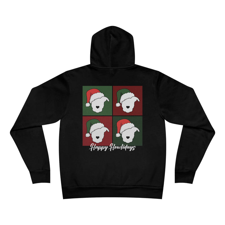 Happy Howlidays V3 Unisex Sponge Fleece Pullover Hoodie