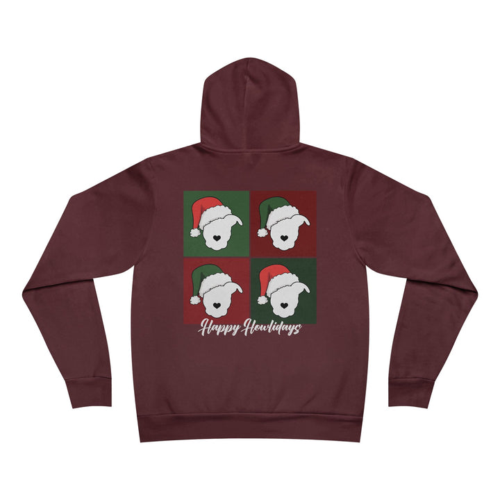 Happy Howlidays V3 Unisex Sponge Fleece Pullover Hoodie