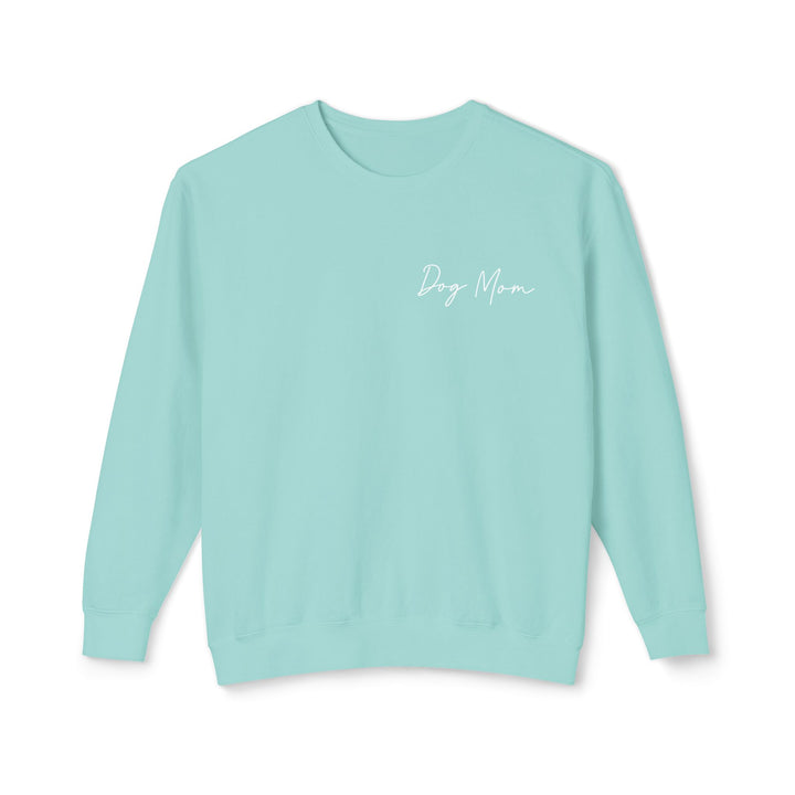 Dog Mom Cursive Unisex Premium Sweatshirt