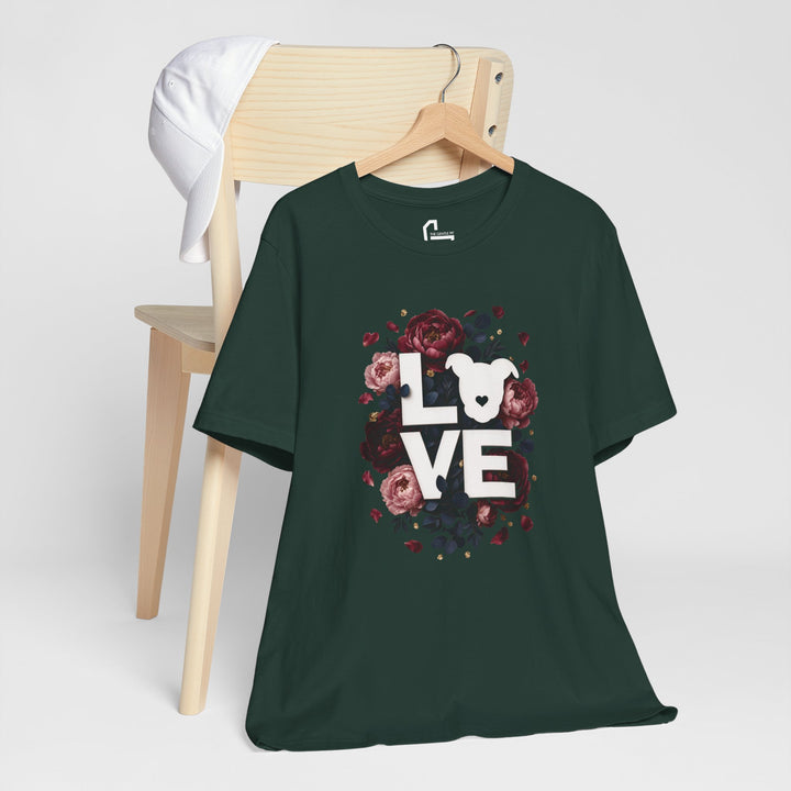LOVE Floral Premium V1 Short Sleeve Tee