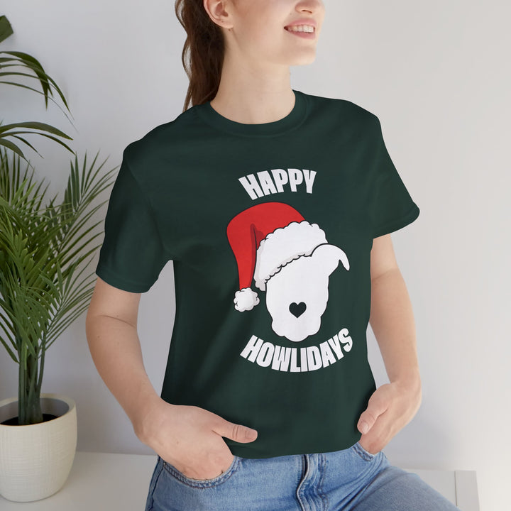 Happy Howlidays Unisex Short Sleeve T-shirt