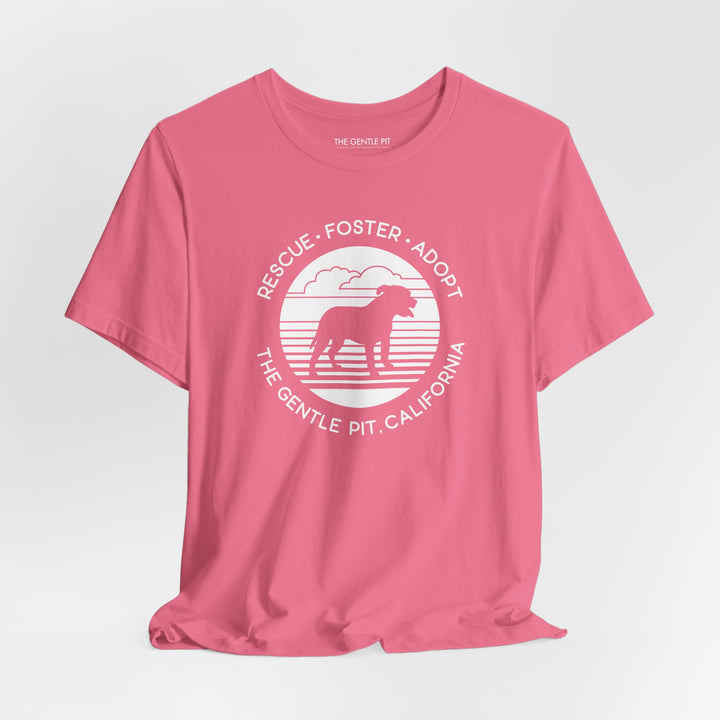 Rescue Foster Adopt Sunset Unisex T-Shirt