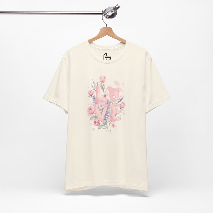 LOVE Floral Premium V3 Short Sleeve Tee
