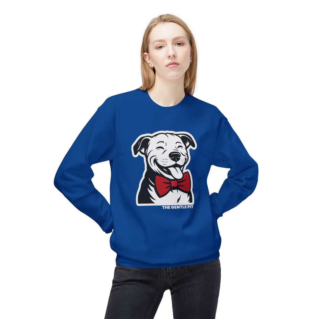 Gentle Baby Pit Sticker Softstyle Fleece Crewneck Sweatshirt