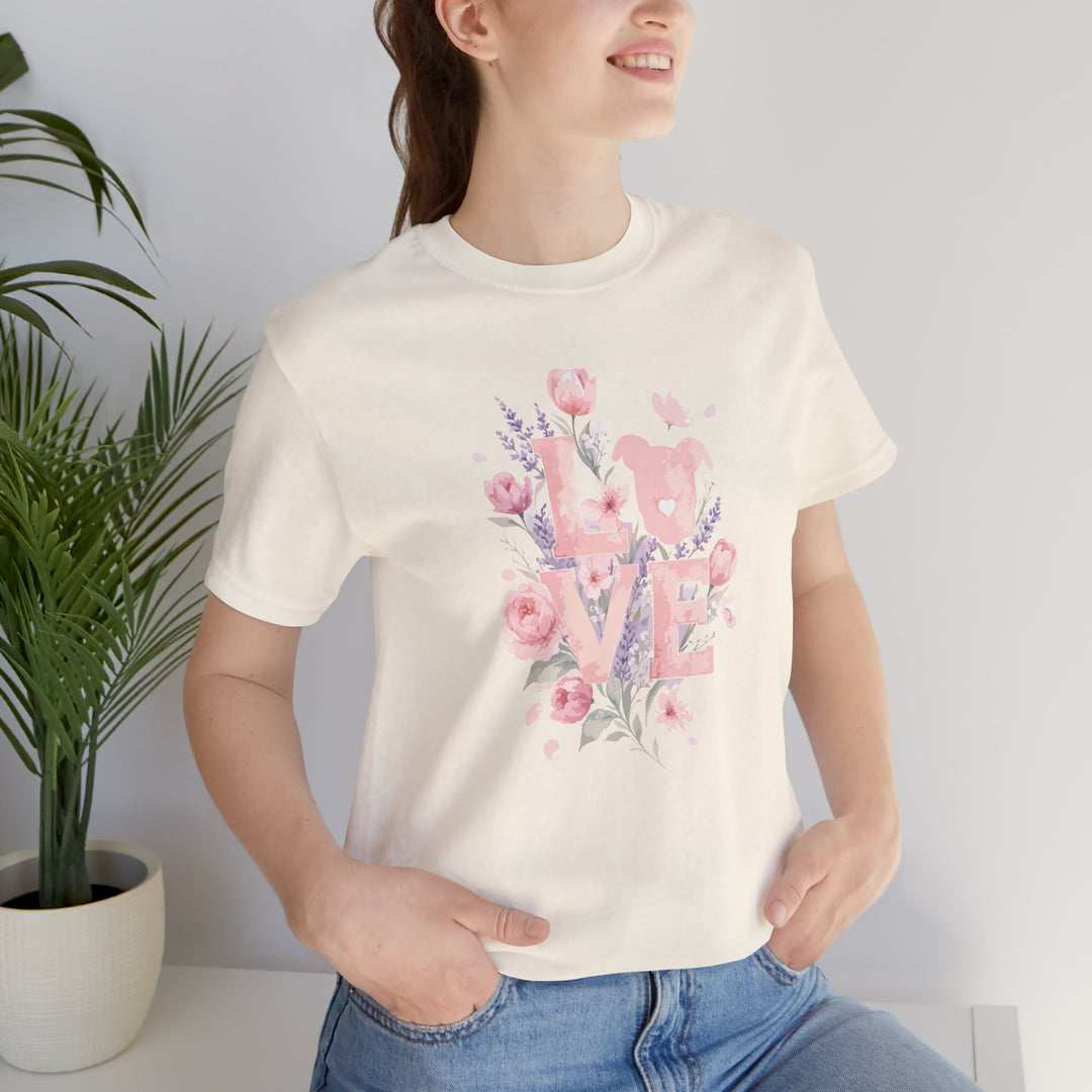 LOVE Floral Premium V3 Short Sleeve Tee