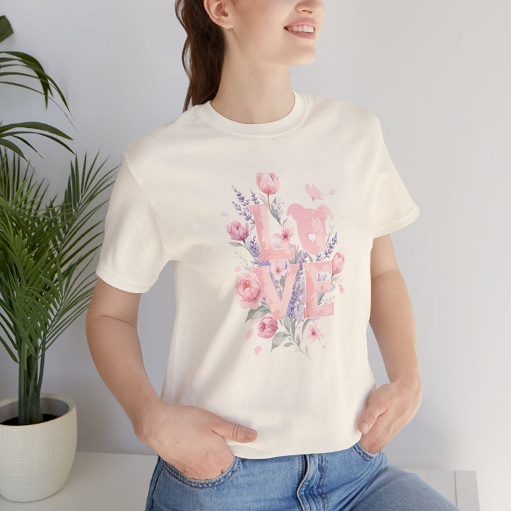 LOVE Floral Premium V3 Short Sleeve Tee
