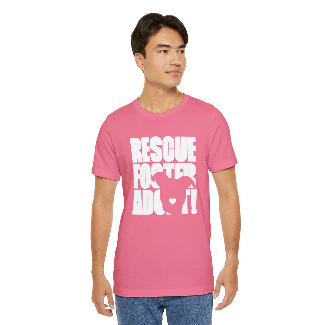 Rescue.Foster.Adopt V3 Unisex Short Sleeve T-shirt