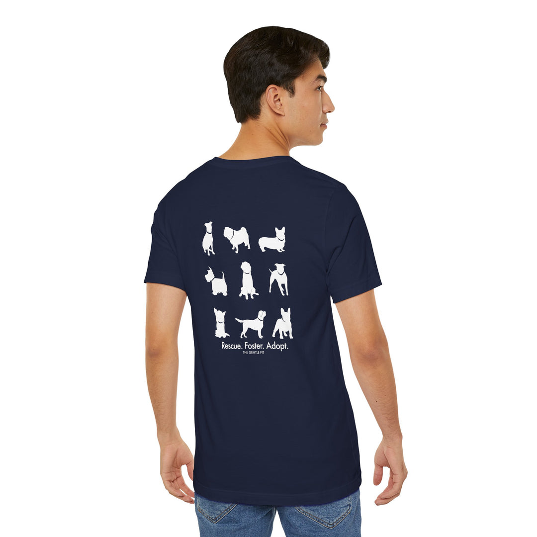 Rescue All The Dogs Unisex Short Sleeve T-shirt